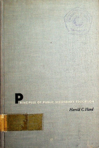 PRINCIPLES OF PUBLIC SECONDARY EDUCATION