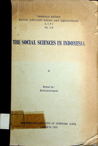 THE SOCIAL SCIENCES IN INDONESIA