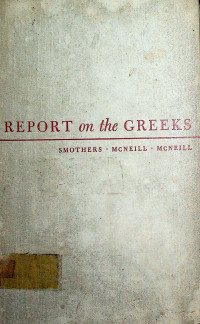 REPORT on the GREEKS