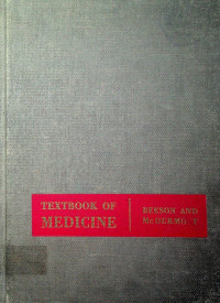 TEXTBOOK OF MEDICINE VOLUME 1