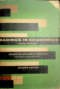 READING IN ECONOMICS FROM FORTUNE REVISED EDITION