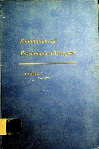 Foundations of Psychological Research : Statistics, Methodology, and Measurement