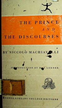 THE PRINCE AND DISCOURSES