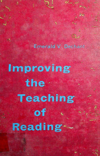 Improving the Teaching of Reading