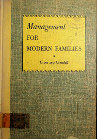 Management FOR MODERN FAMILIES