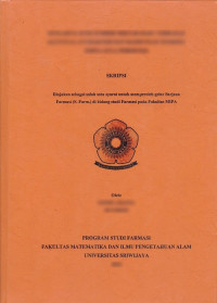 Preparasi dan karakterisasi submikro partikel poly(lactic-co-glycolic acid) pembawa roksitromisin dengan stabilizer poly(vinylalcohol) menggunakan variasi waktu sonikasi