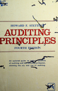 AUDITING PRINCIPLES FOURTH EDITION