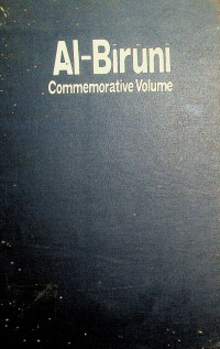 Al-Biruni, Commemorative Volume