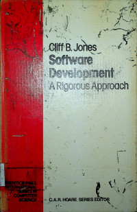 SOFTWARE DEVELOPMENT : A RIGOROUS APPROACH