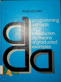 programming with ada : An Introduction by Means of Graduated Examples