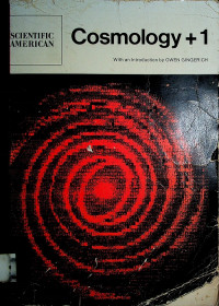 Cosmology + 1 : With an Introduction by OWEN GINGERICH