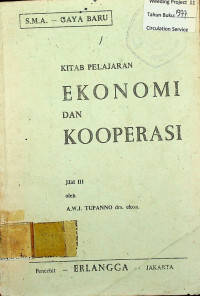 KITAB PELAJARAN EKONOMI DAN KOPERASI, Jilid 3