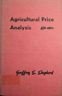 Agricultural Price Analysis