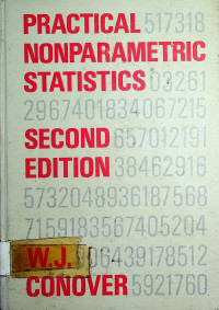 PRACTICAL NONPARAMETRIC STATISTIC