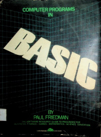 COMPUTER PROGRAMS IN BASIC