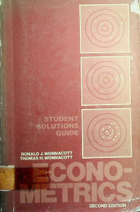 STUDENT SOLUTIONS GUIDE TO ECONOMETRICS, Second Edition