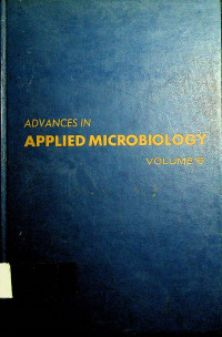 ADVANCES IN APPLIED MICROBIOLOGY, VOLUME 16