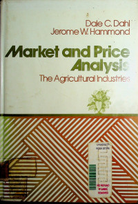 Martket and PRice Analysis: The Agricultural Industries