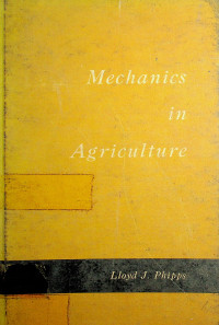 Mechanics in Agriculture