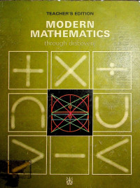 MODERN MATHEMATICS, through discovery