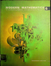 MODERN MATHEMATICS THROUGH DISCOVERY 6, TEACHER'S EDITION