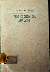 PHYSICOCHEMICAL ANALYSIS