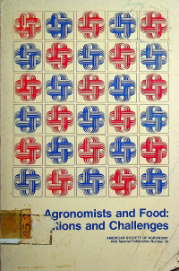 Argonomists and Food: Contriburions and Challenges