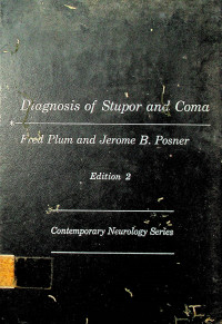 Diagnosis of Stupor and Coma, Edition 2