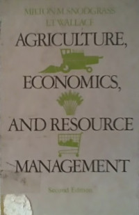 AGRICULTURE, ECONOMICS, AND RESEOURCE MANAGEMENT