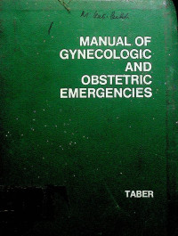 MANUAL OF GYNECOLOGIC AND EMERGENCIES