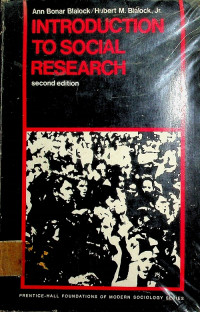 INTRODUCTION TO SOCIAL RESEARCH