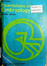 Foundations of Embryology, second edition