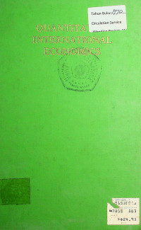 QUANTITATIVE INTERNATIONAL ECONOMICS