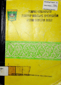 Dampak modernisasi terhadap hubungan kekerabatan Daerah Sumatera Barat.