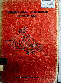 PAKAIAN ADAT TRADISIONAL DAERAH BALI