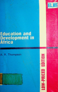 Education and Development in Africa