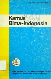 Kamus Bima- Indonesia