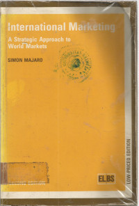 International Marketing: A Strategic Approach to World Markets SECOND EDITION