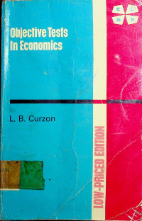 Objective Tests In Economics (LOW-PRICED EDITION)
