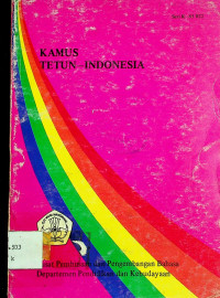 KAMUS TETUN-INDONESIA