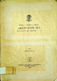 BUKU MATERI POKOK 1; ADN14335/3 SKS/ 01, AKUNTANSI III A