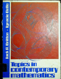 Topics in contemporary mathematics