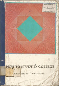 HOW TO STUDY IN COLLEGE Third Edition