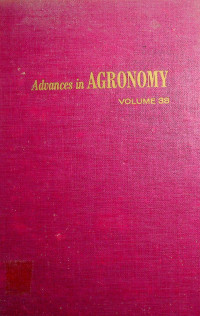 Advances in AGRONOMY : Volume 38