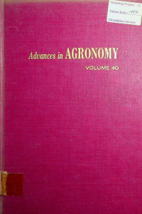 Advances in AGRONOMY: Volume 40