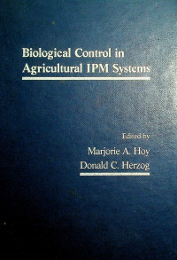 Biological Control in Agricultural IPM Systems