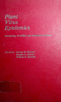 Plant, Virus, Epidemics (Monitoring, Modelling and Predicting Outbreaks)