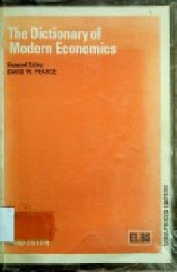 The Dictionary of Modern Economics