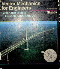 Vector Mechanics for Engineers, fifth edition statics