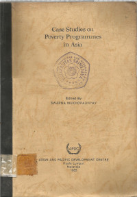 Case Studies on Poverty Programmes in Asia